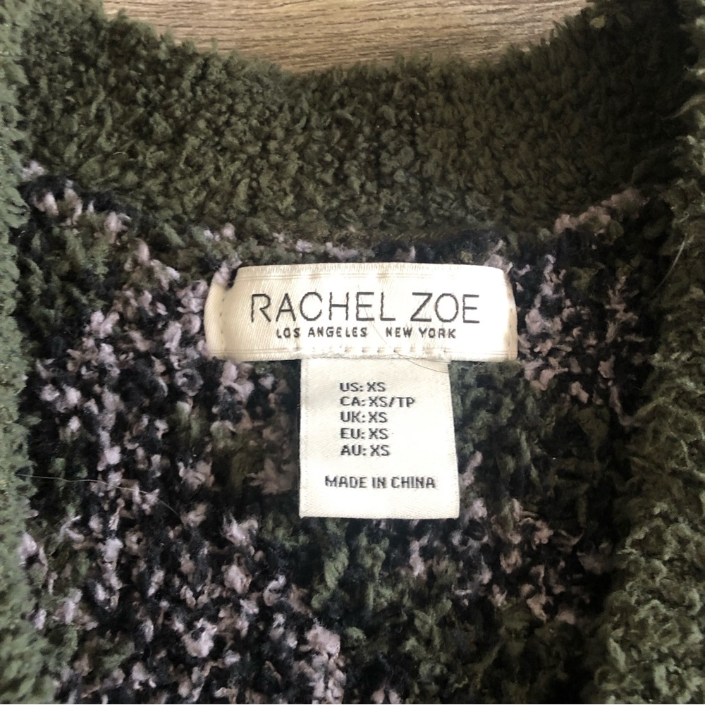 Camo Chenille Wrap Sweater - Picture 4 of 4
